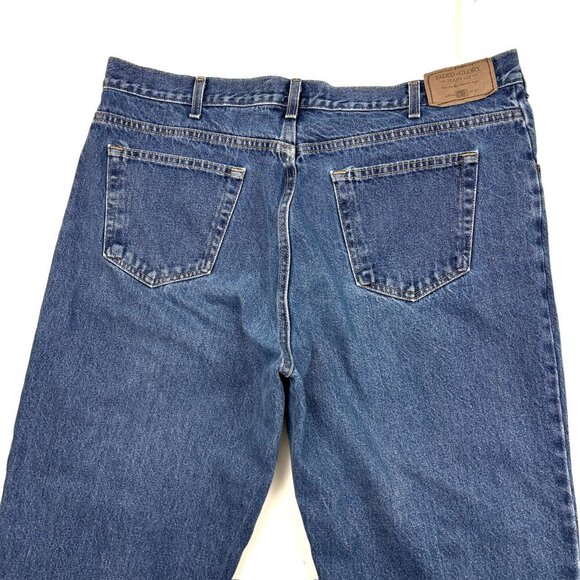 Faded Glory Original Straight Leg Men's size 42x30 Dark Wash Blue Denim jeans - Picture 5 of 5